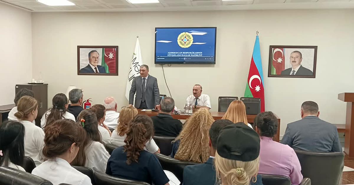 Mərkəzi Klinikada yanğın təhlükəsizliyi ilə bağlı maarifləndirici tədbir keçirilib.